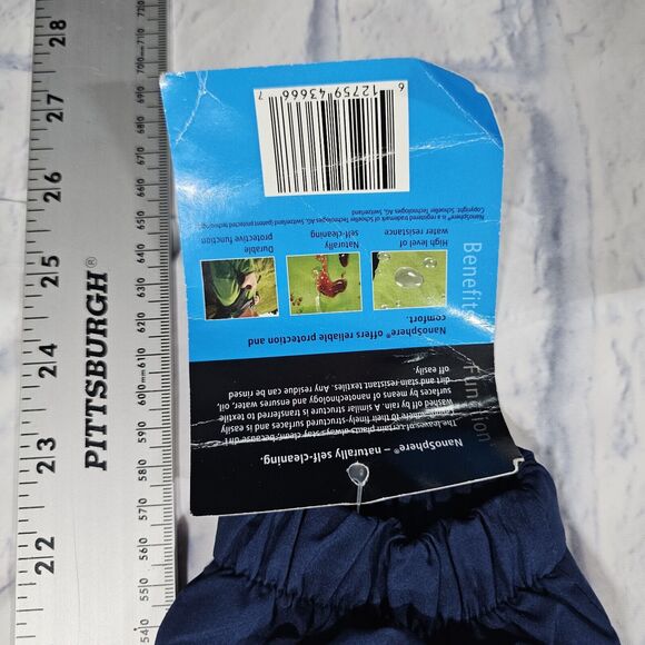 US Air Force ADULT SZ XS SHORT Jacket Blue Mesh Lined Zip Windbreaker Duro 2013 - Picture 8 of 14